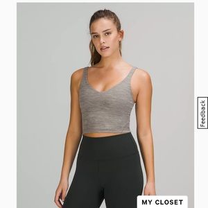 Lululemon Align Tank Size 4 in Heathered Rover